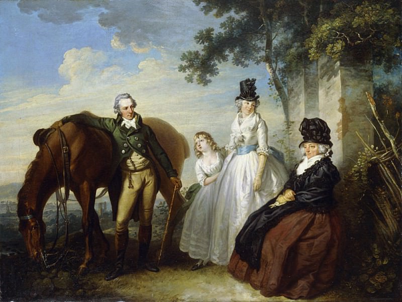 A Group Portrait of the Parker Family. Henry Singleton