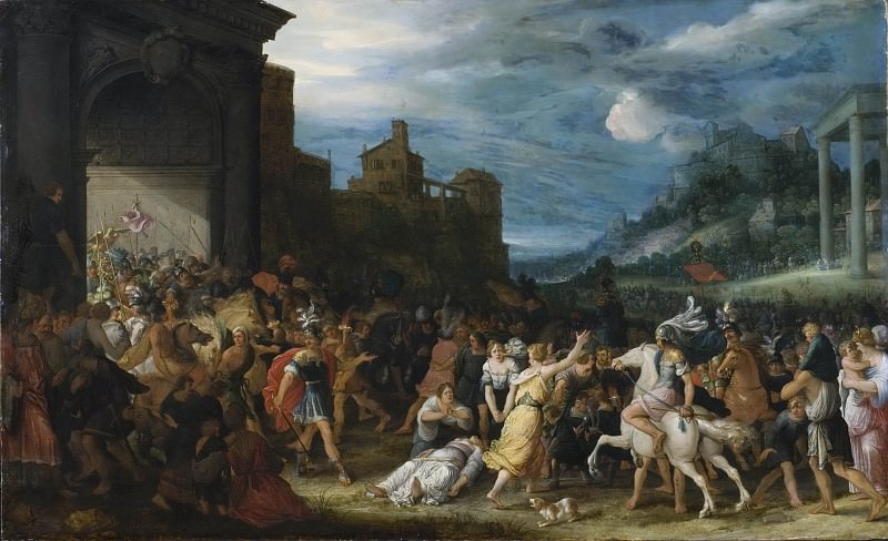Гораций входит в Рим. Адриан ван Сталбем (Приписывается)
