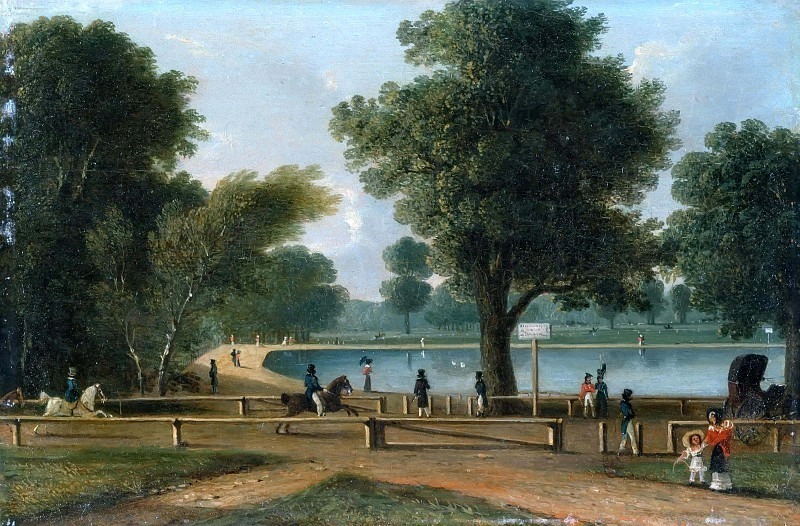 The Serpentine, Hyde Park. George Sidney Shepherd