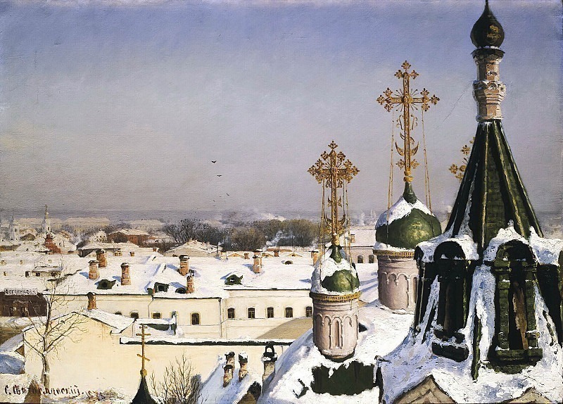 From the window of the Moscow School of Painting. Sergey Svetoslavsky