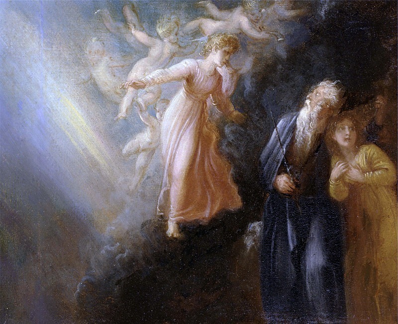 Prospero, Miranda and Ariel, from The Tempest, Act I, scene 2