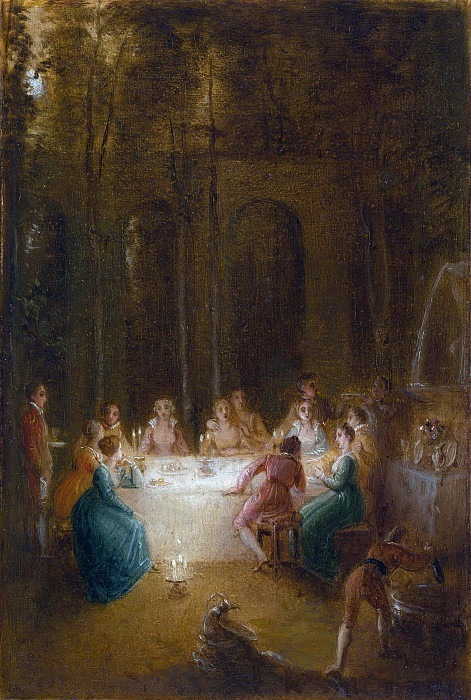 The Supper by the Fountain. Thomas Stothard
