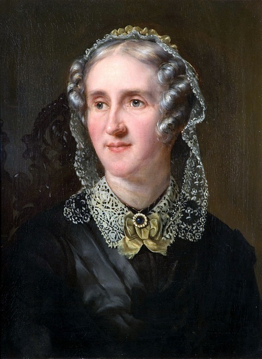 Portrait Of Elizabeth Stockdale Wilkinson (1799-1871). Reuben T. Sayers
