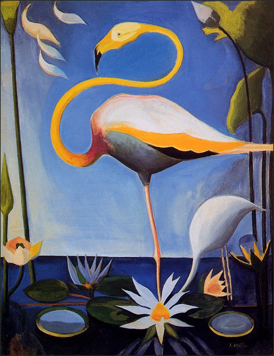 bs-ahp- Joseph Stella- Flamingo. Иосиф Стелла