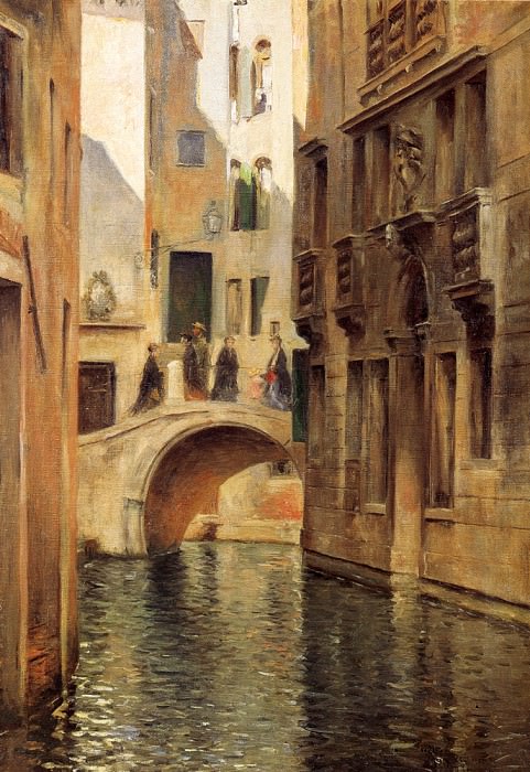 Stewart Julius LeBlanc Venetian Canal. Julius Leblanc Stewart