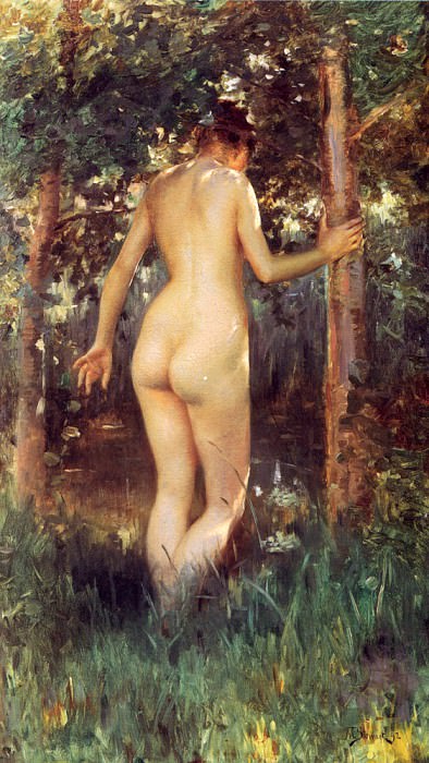 Stewart Julius LeBlanc Study Of A Nude Woman. Джулиус Леблан Стюарт
