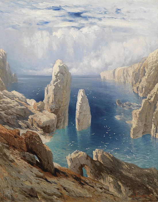 Cliffs; Steilküste. August Schaeffer von Wienwald