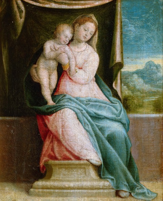 Мадонна с Младенцем, Санти ди Тито
