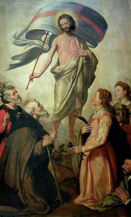 The Ascension of Christ. Santi di Tito