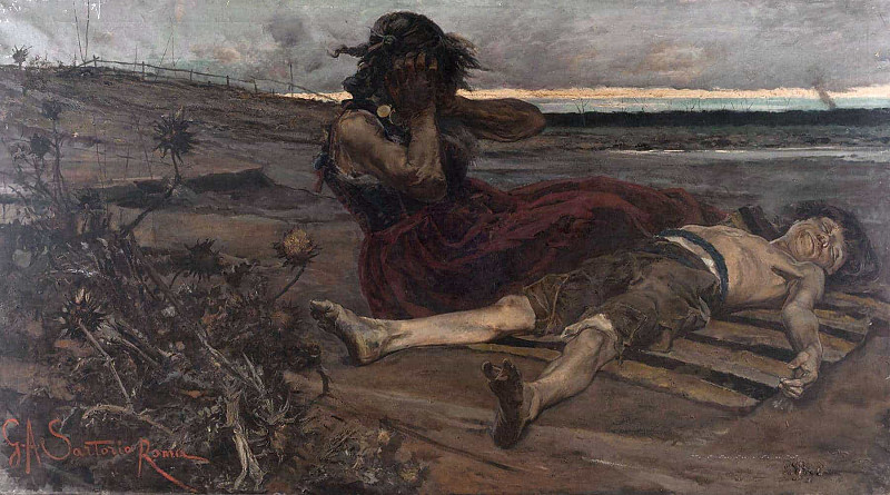 Malaria. Giulio Aristide Sartorio