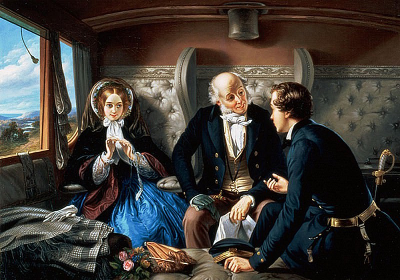First Class - The Meeting. Abraham Solomon