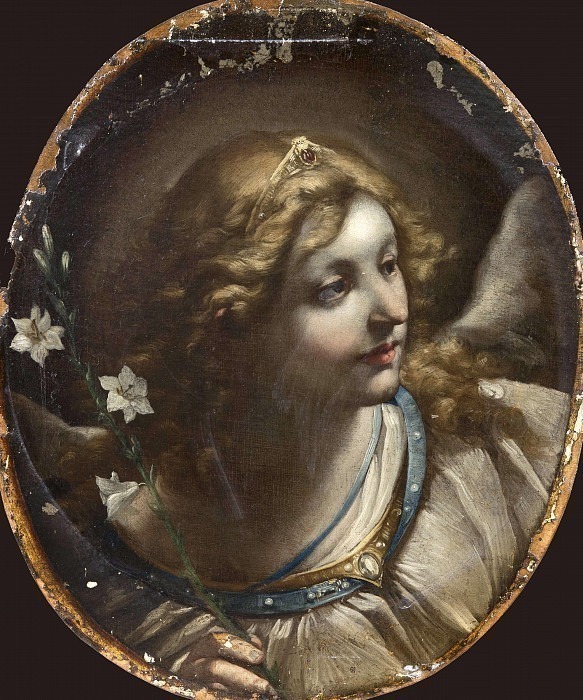 Head of an Angel [Attributed], Elisabetta Sirani