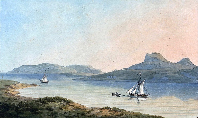View of the Early Castle of Diganwy. John Warwick Smith