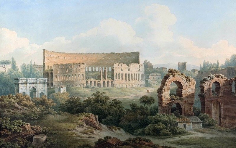 The Colosseum, Rome. John Warwick Smith