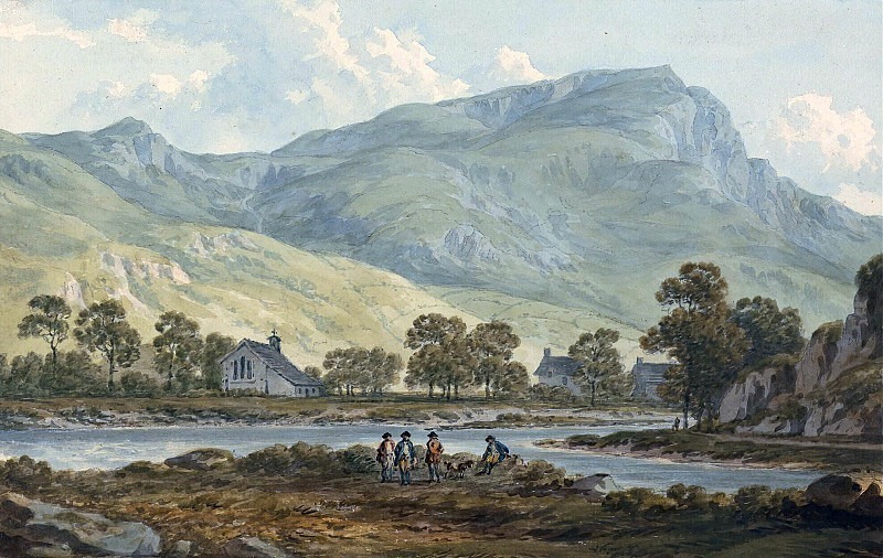 The Priory of Beddgelert, Caernarvonshire. John Warwick Smith