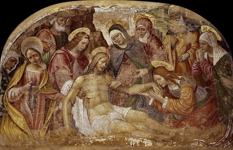 Lamentation over the dead Christ. Giovanni Stefano Scotti