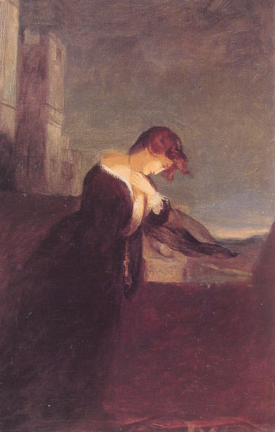 Lady on the Battlements. Thomas Sully