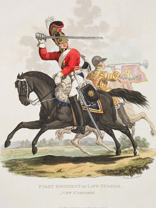 First Regiment of Life Guards, New Uniform. Charles Hamilton Smith