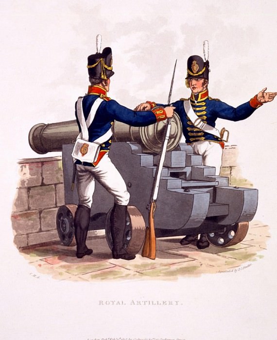 Uniform of the Royal Artillery. Charles Hamilton Smith