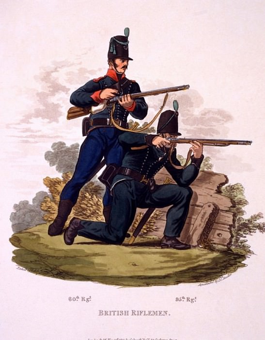 Форма британских стрелков (60-й и 95-й полки). Чарльз Гамильтон Смит