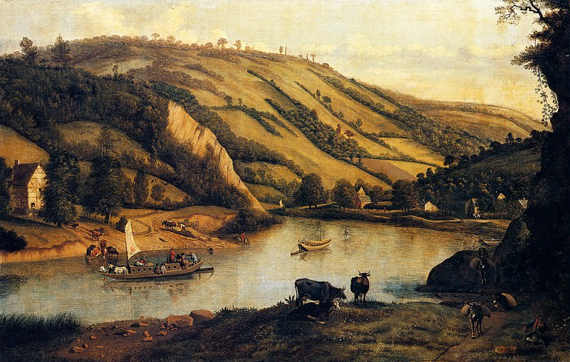 An Extensive River Landscape Probably Derbyshire. Jan Siberechts