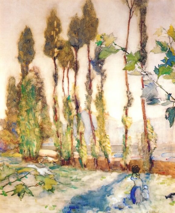 schille poplars c1911-12. Marjett Schille