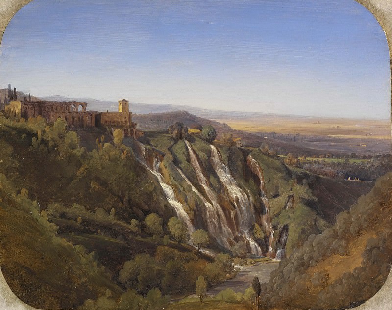 Landscape Near Tivoli. Study, Joseph Magnus Stack