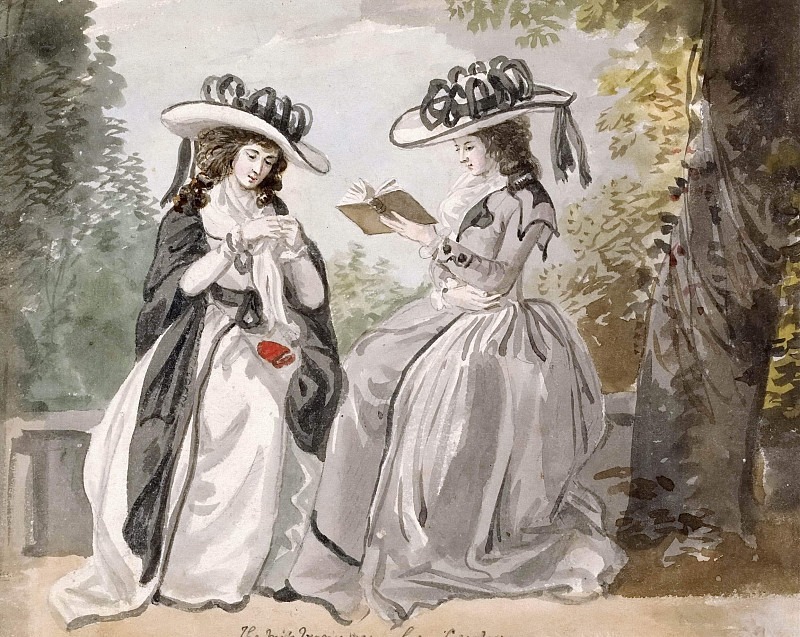 The Misses Van and Lady Salisbury. Lady Salesbury