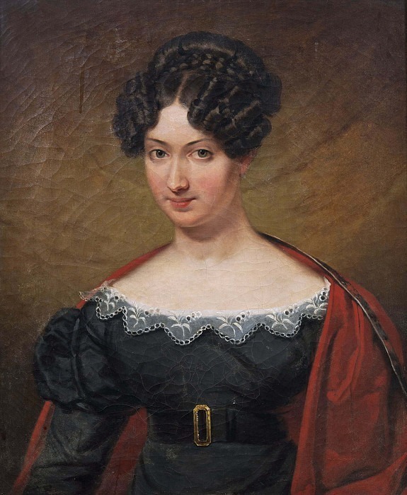 Элизабет Сетон (1804-1827), падчерица, внучка Александра Барона Сетона. Йохан Густаф Сандберг