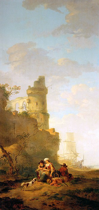 Strij van Jacob Italian landscape with ruin. Якоб ван Стрий