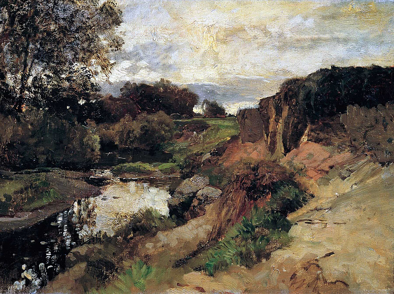 В Тульнбахе близ Планкенберга. Эмиль Якоб Шиндлер