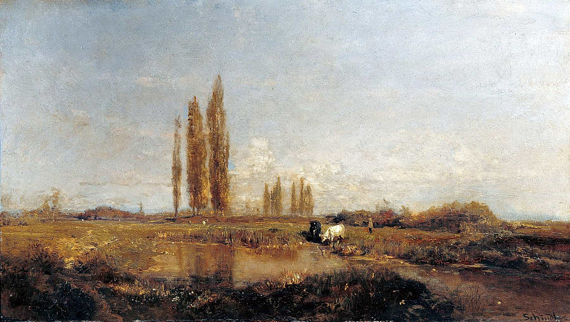 На реке Тейя близ Лунденбурга. Эмиль Якоб Шиндлер