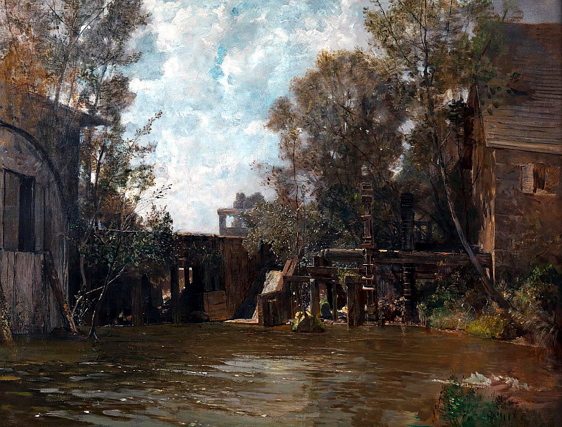 Мельница в Планкенберге. Эмиль Якоб Шиндлер