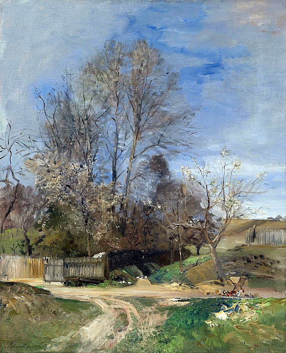 Весенний пейзаж из Планкенберга. Эмиль Якоб Шиндлер
