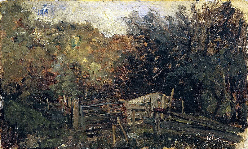 Этюд природы на примере лесного ландшафта Гойзерн. Эмиль Якоб Шиндлер