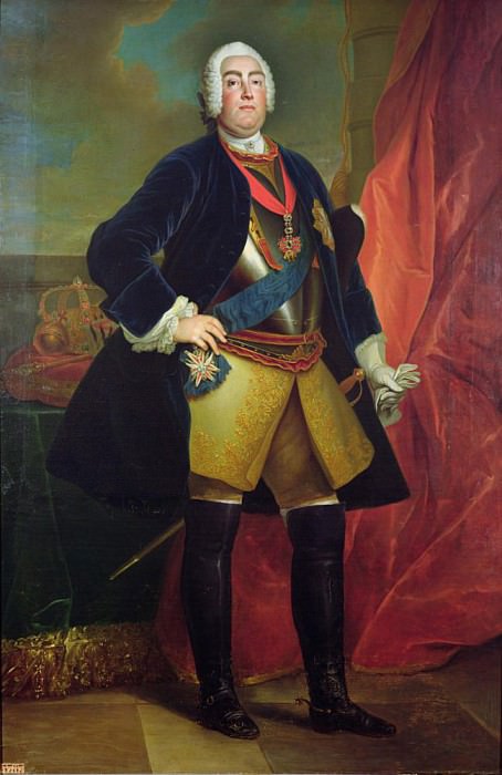 Фредерик Август II (1696-1763), курфюрст Саксонии. Луи де Сильвестр