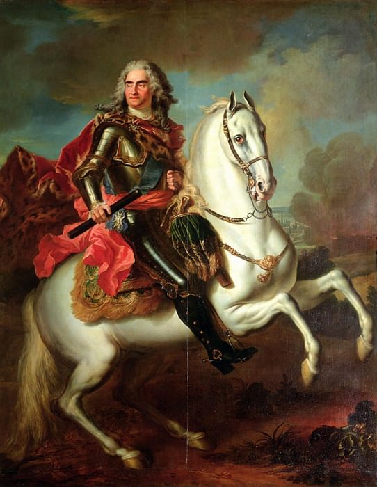 Frederick Augustus II (1670-1733), Elector of Saxony and King of Poland. Louis de Silvestre