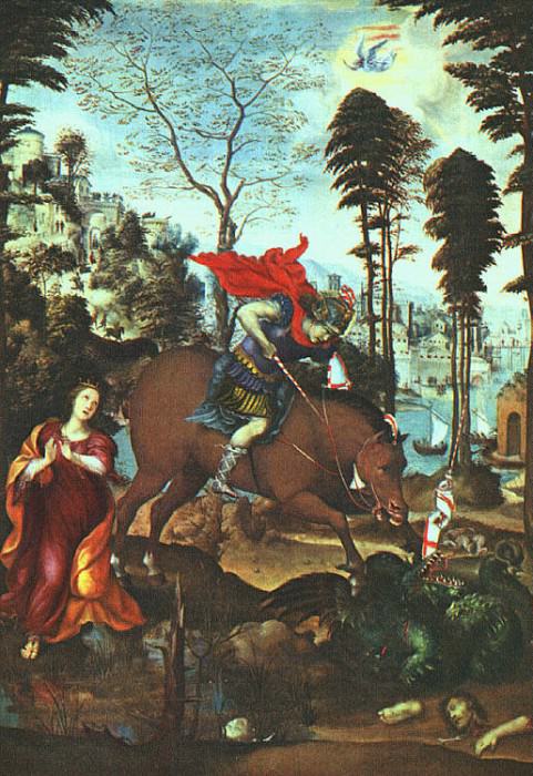 Sodoma St. George and the Dragon. Sodoma (Giovanni Antonio Bazzi)