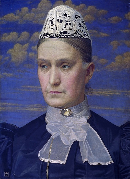 Portrait Of The Artist’s Mother. Joseph Edward Southall