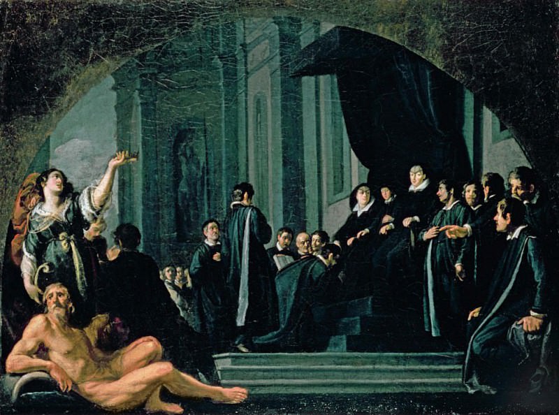 The Senators of Florence Swearing Allegiance to the Grand Duke of Tuscany. Justus Sustermans