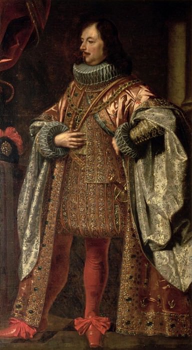 Винченцо II Гонзага, правитель Мантуи в 1587-1612 г.г., в плаще ордена Спасителя. Юстус Сюстерманс