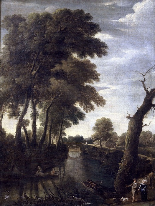 River landscape. Ignatius van der Stock