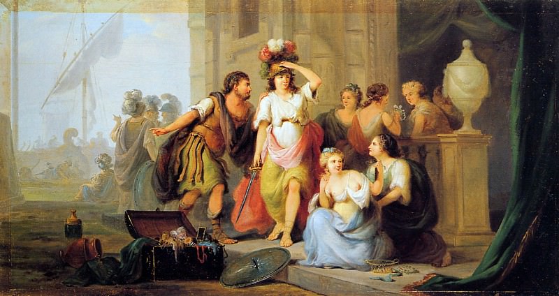 Odysseus discovers Achilles. Abraham van Strij