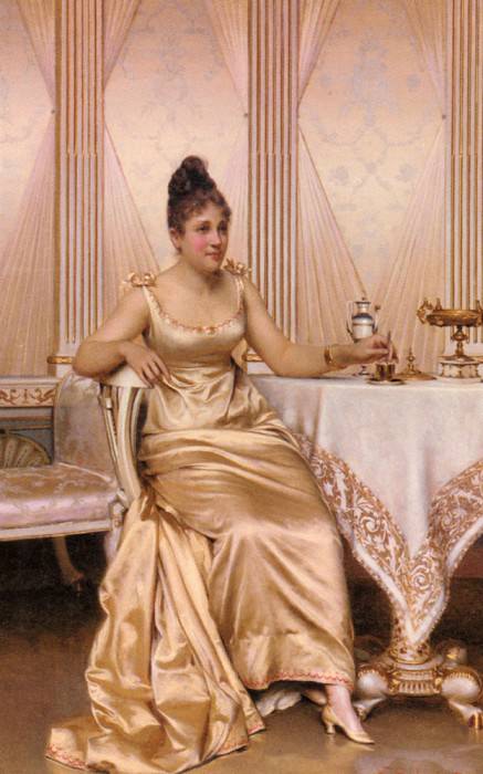 Soulacroix Charles Joseph Frederic Afternoon Tea. Фредерик Soulacroix