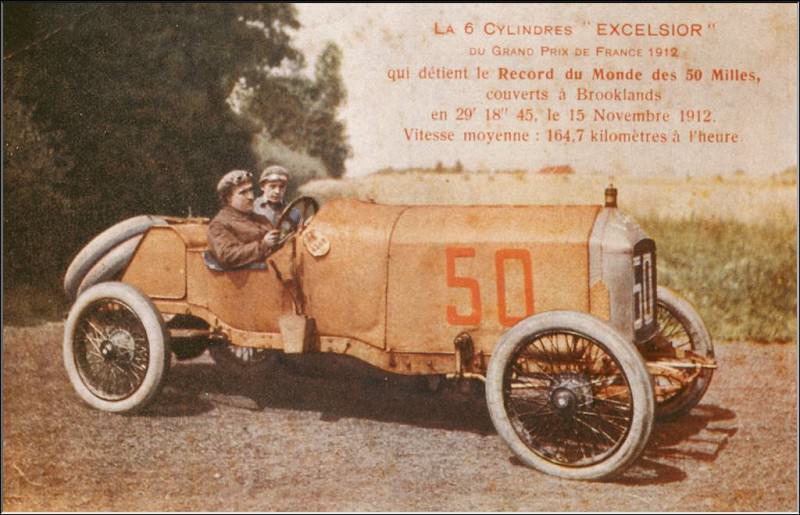 PO bcs 30 1912 Excelsior de course. Патрик Ван дер Стрикт