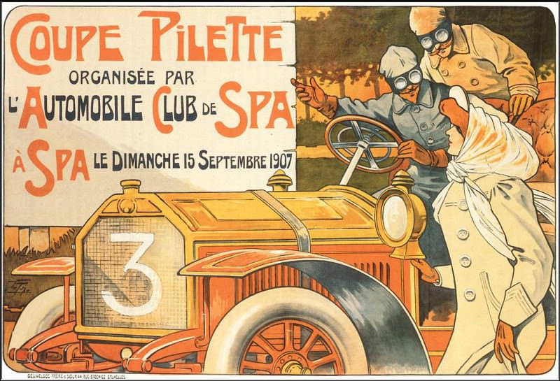 PO bcs 20 1907 Coupe Pilette. Патрик Ван дер Стрикт