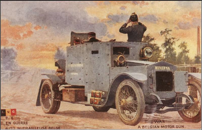 PO bcs 39 1914 Minerva Auto blindйe. Patrick van der Strict