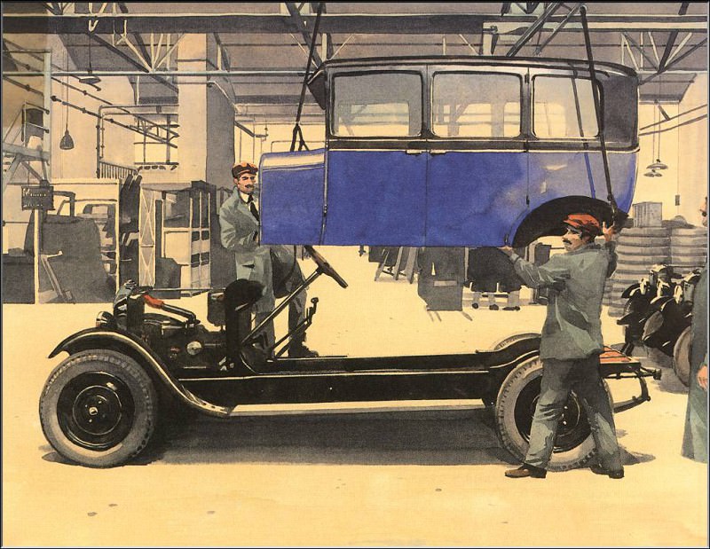 PO bcs 56 1928 Citroлn montage. Patrick van der Strict