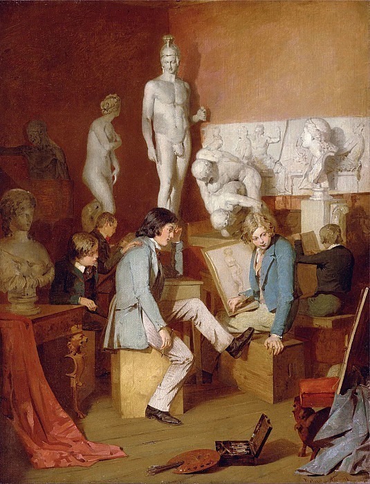 Interior of an Academy - The Critics. William Stewart