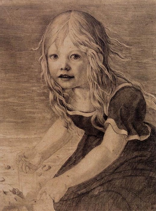 Портрет Мари, дочери художника. Карл Фридрих Шинкель